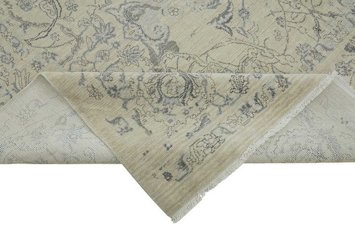 9x12 Hand-Knotted Wool Oushak Rug - 47852