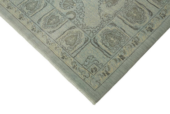 10x12 Hand-Knotted Wool Oushak Rug - 47853