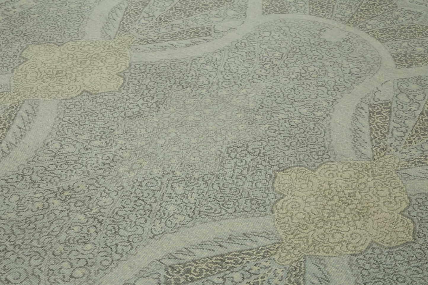 10x12 Hand-Knotted Wool Oushak Rug - 47853