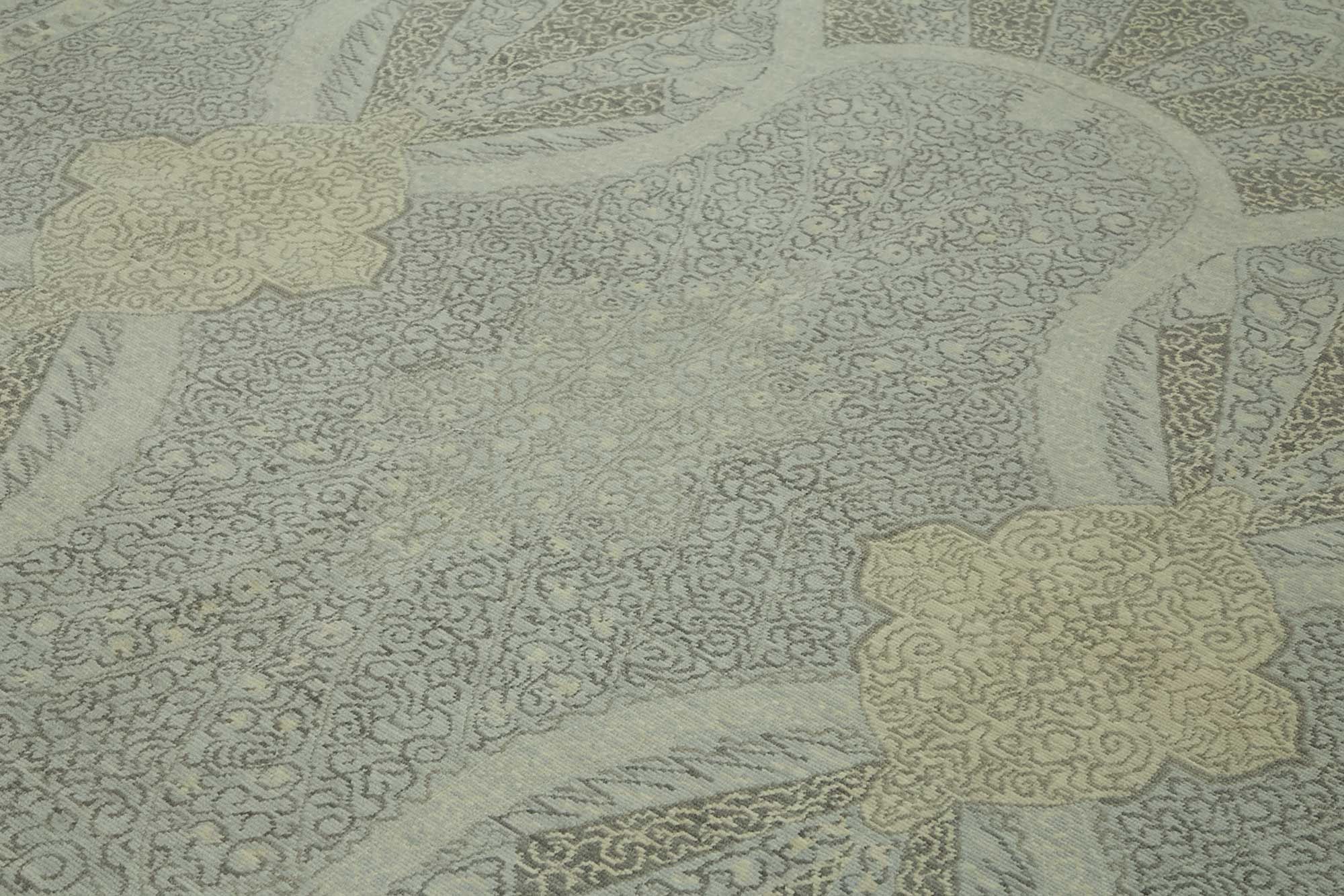 10x12 Hand-Knotted Wool Oushak Rug - 47853