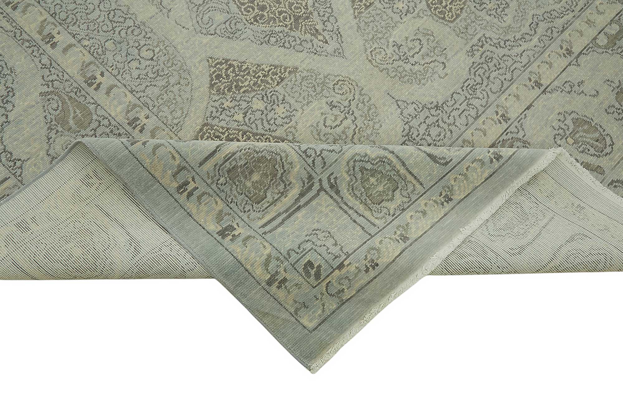 10x12 Hand-Knotted Wool Oushak Rug - 47853
