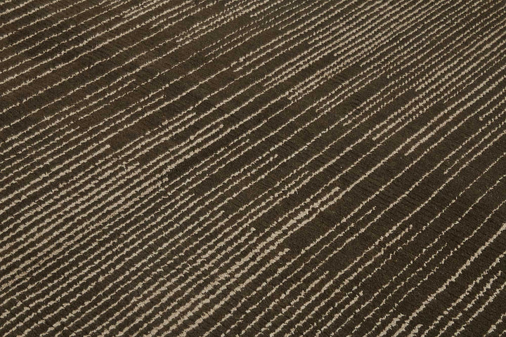 10x12 Hand-Knotted Wool Oushak Rug - 47854