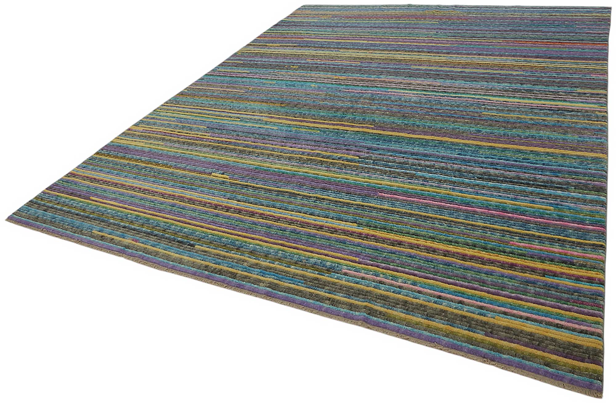 9x12 Hand-Knotted Wool Oushak Rug - 47856