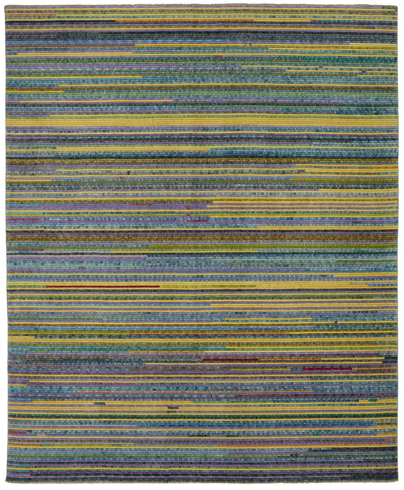 10x12 Hand-Knotted Wool Oushak Rug - 47857