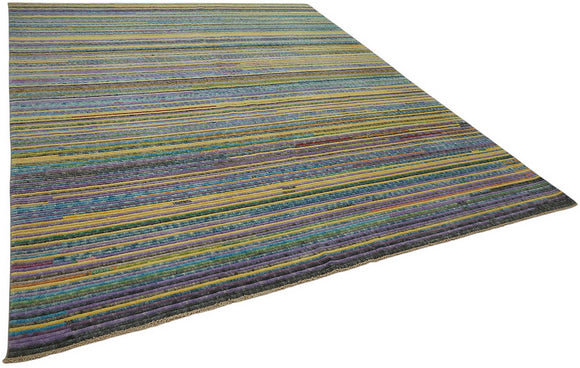 10x12 Hand-Knotted Wool Oushak Rug - 47857