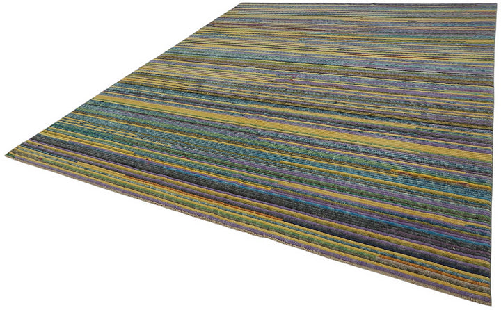 10x12 Hand-Knotted Wool Oushak Rug - 47857