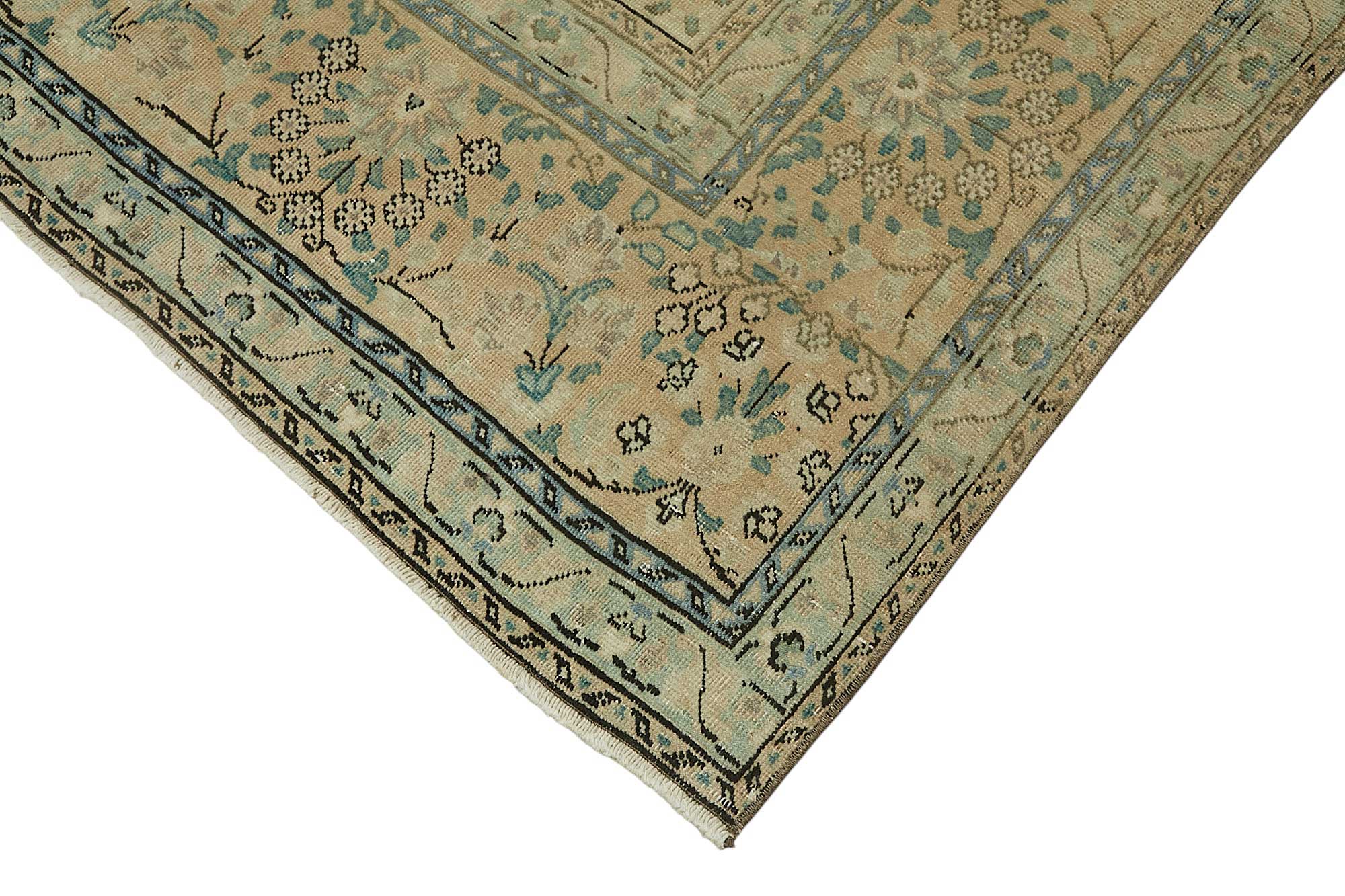 10x13 Vintage Hand-Knotted Rug - 47862