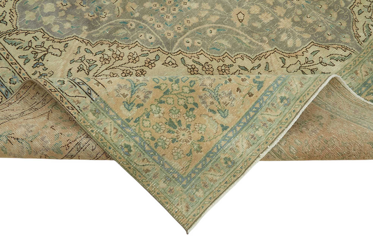 10x13 Vintage Hand-Knotted Rug - 47862