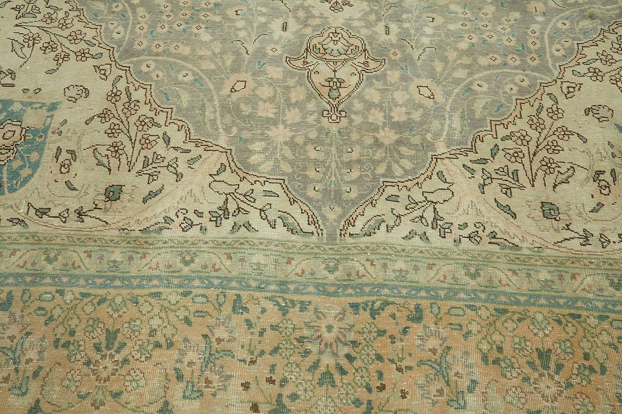 10x13 Vintage Hand-Knotted Rug - 47862