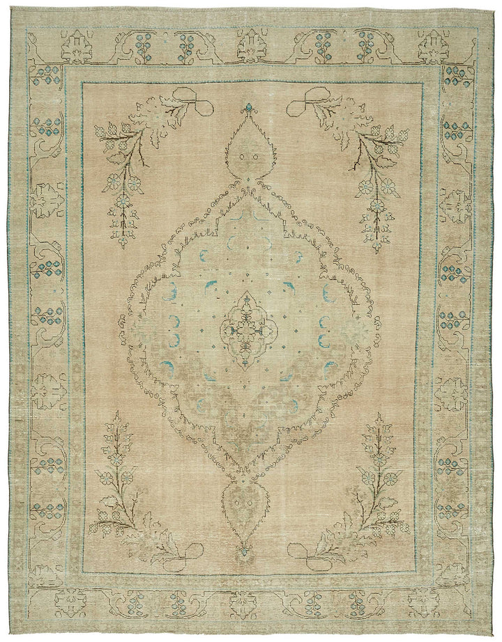 9x12 Vintage Hand-Knotted Rug - 47863