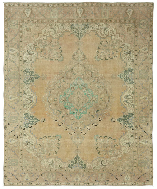 10x12 Vintage Hand-Knotted Rug - 47865