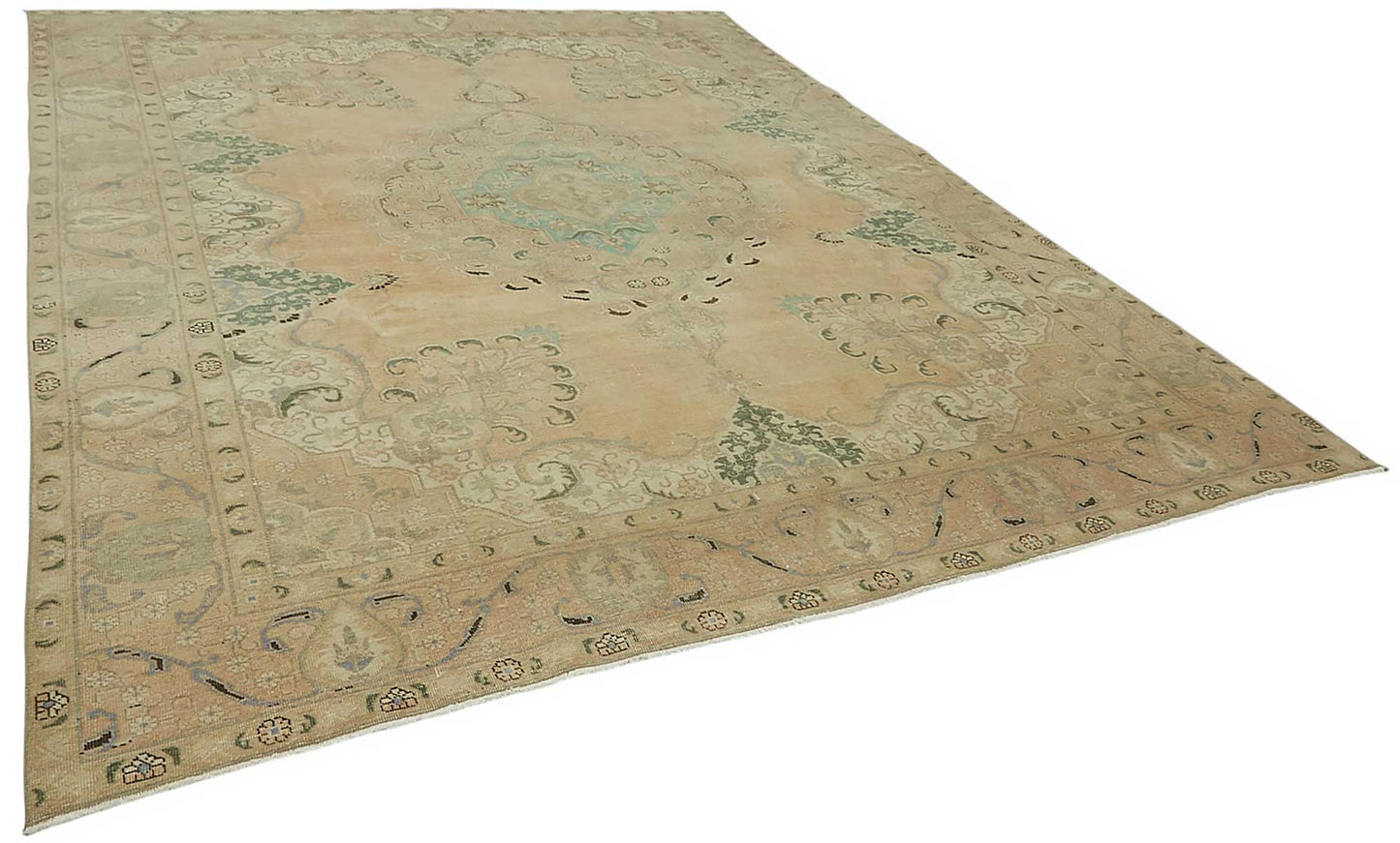 10x12 Vintage Hand-Knotted Rug - 47865