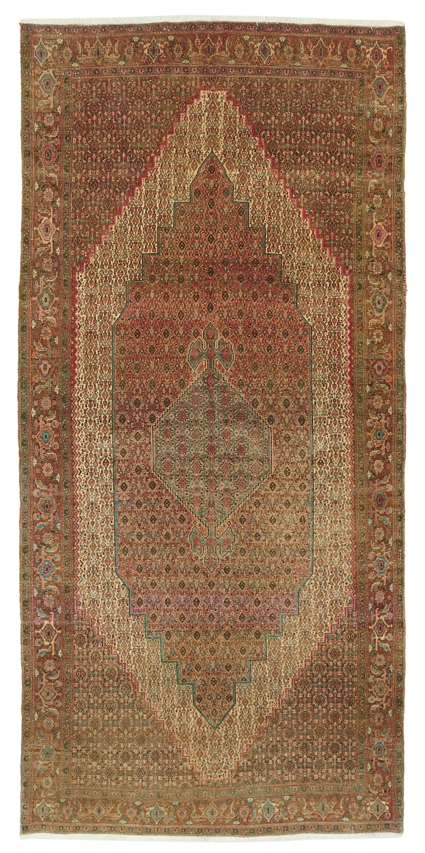 5x11 Vintage Hand-Knotted Rug - 47871