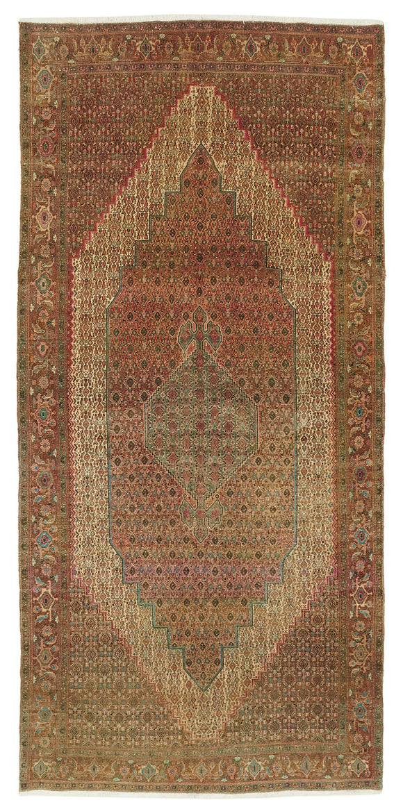 5x11 Vintage Hand-Knotted Rug - 47871