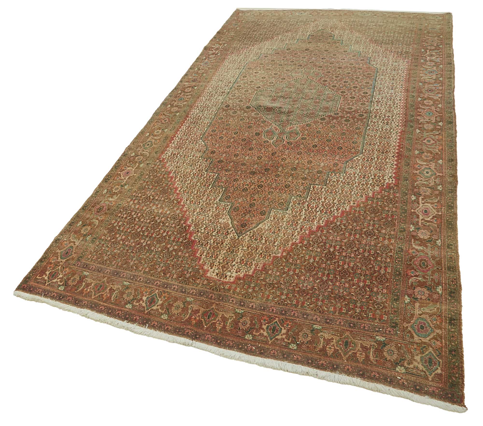 5x11 Vintage Hand-Knotted Rug - 47871