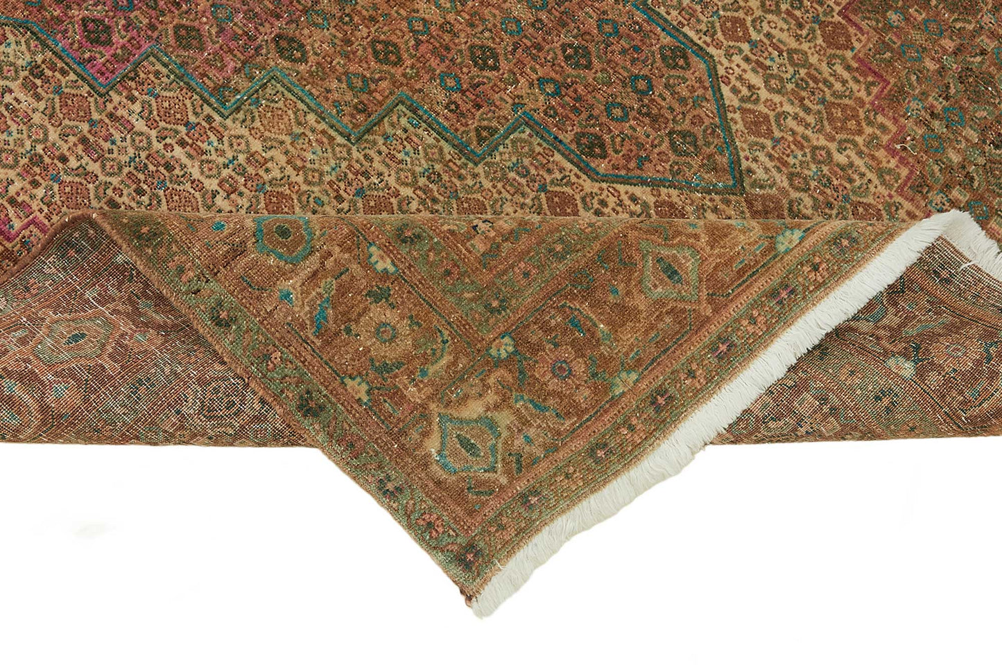 5x11 Vintage Hand-Knotted Rug - 47871