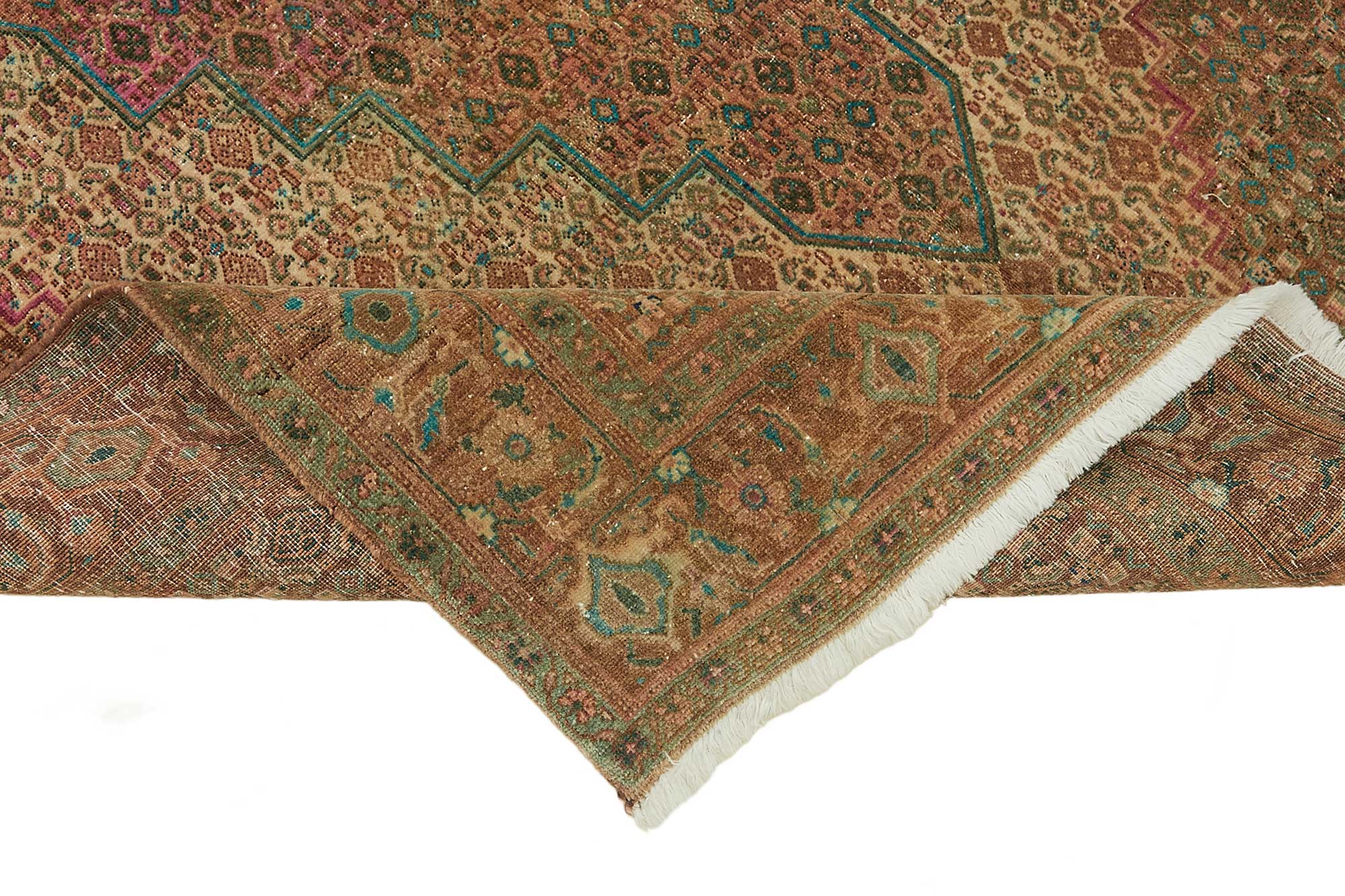 5x11 Vintage Hand-Knotted Rug - 47871