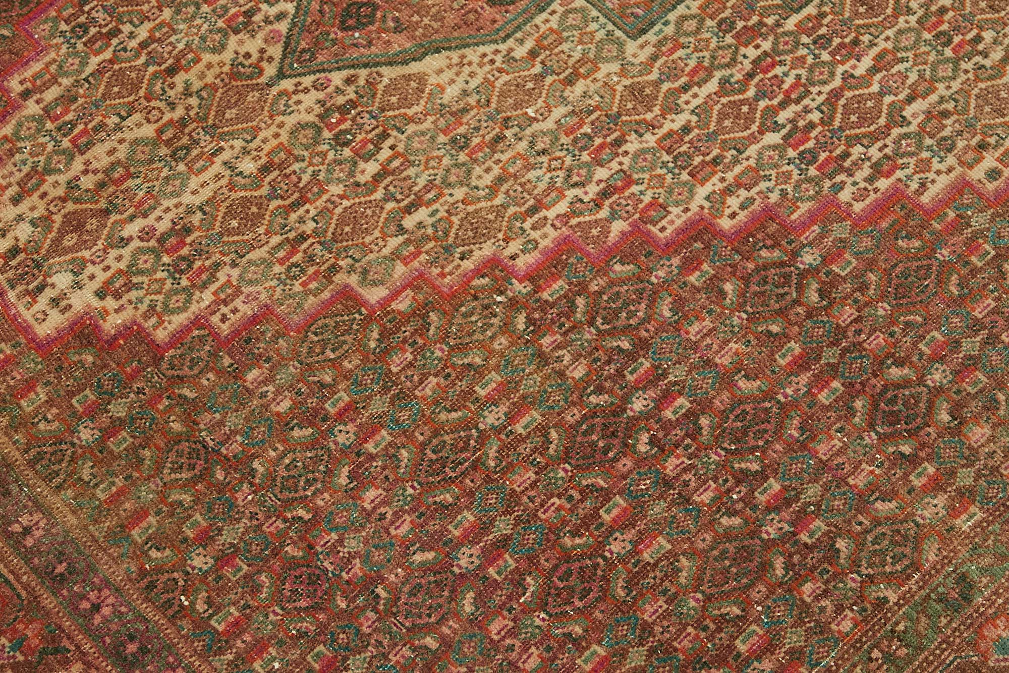 5x11 Vintage Hand-Knotted Rug - 47871