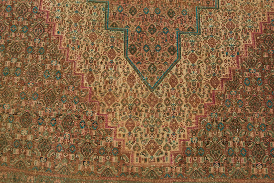 5x11 Vintage Hand-Knotted Rug - 47871