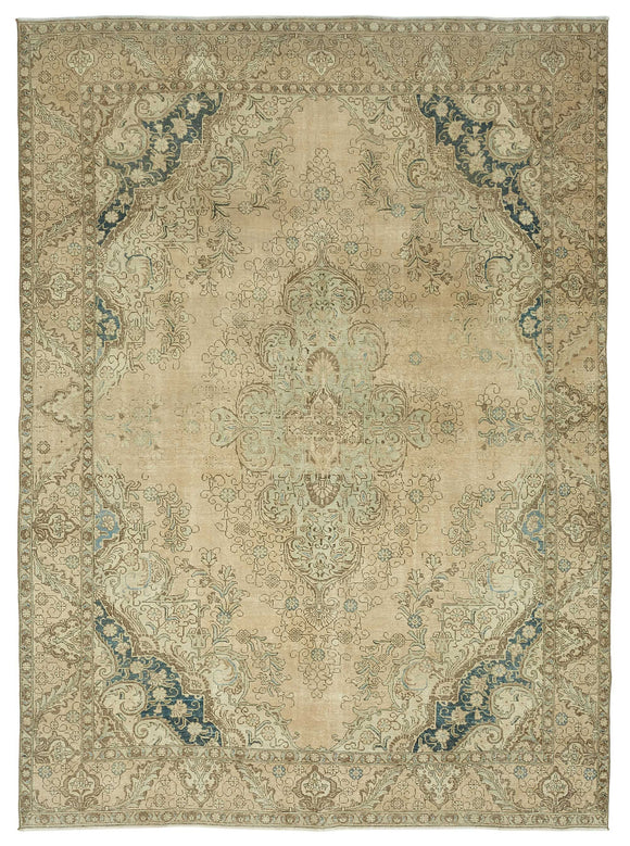 9x13 Vintage Hand-Knotted Rug - 47872