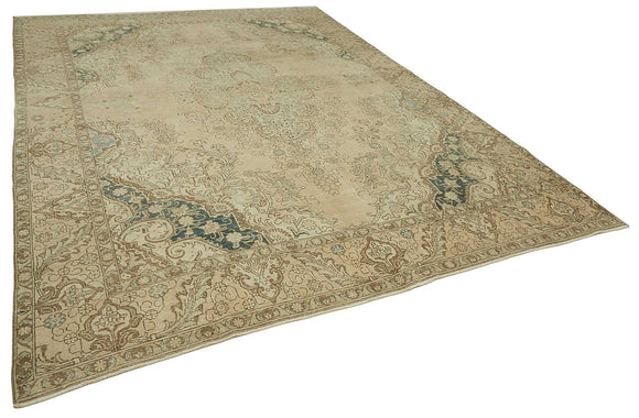 9x13 Vintage Hand-Knotted Rug - 47872