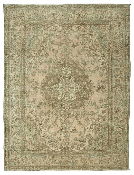 10x13 Vintage Hand-Knotted Rug - 47873