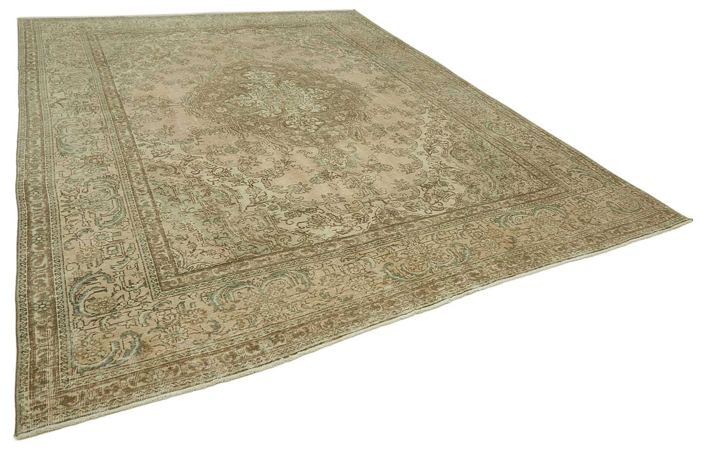 10x13 Vintage Hand-Knotted Rug - 47873