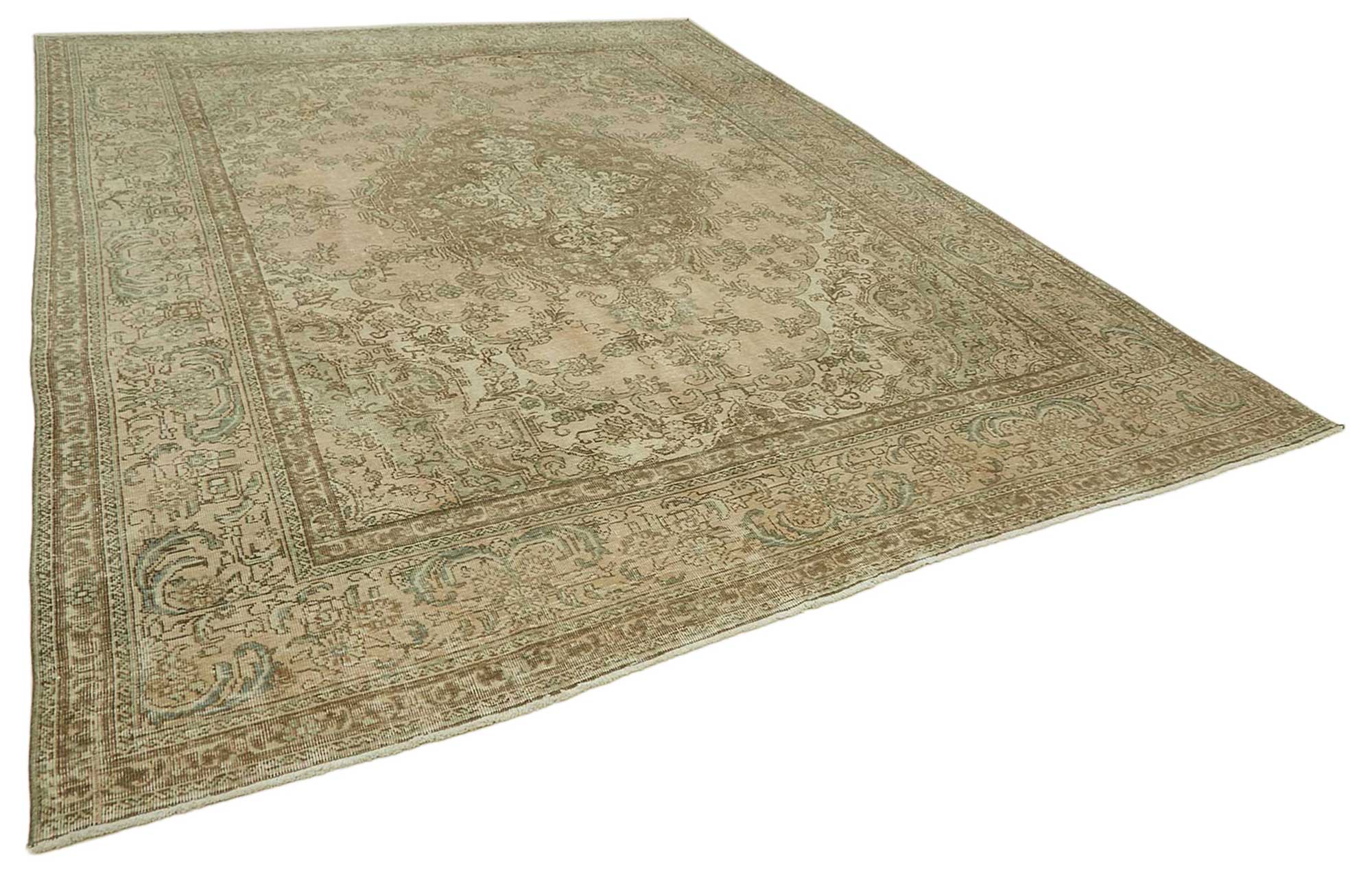 10x13 Vintage Hand-Knotted Rug - 47873