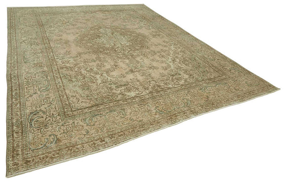 10x13 Vintage Hand-Knotted Rug - 47873