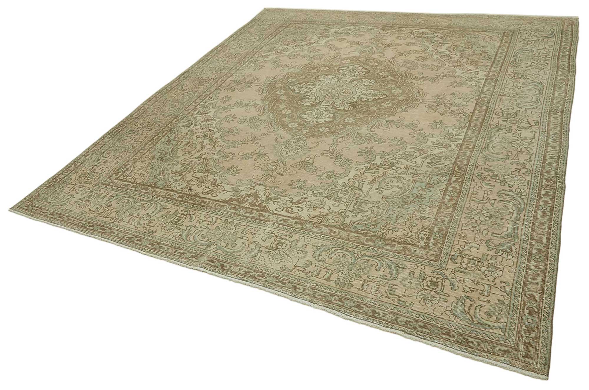 10x13 Vintage Hand-Knotted Rug - 47873