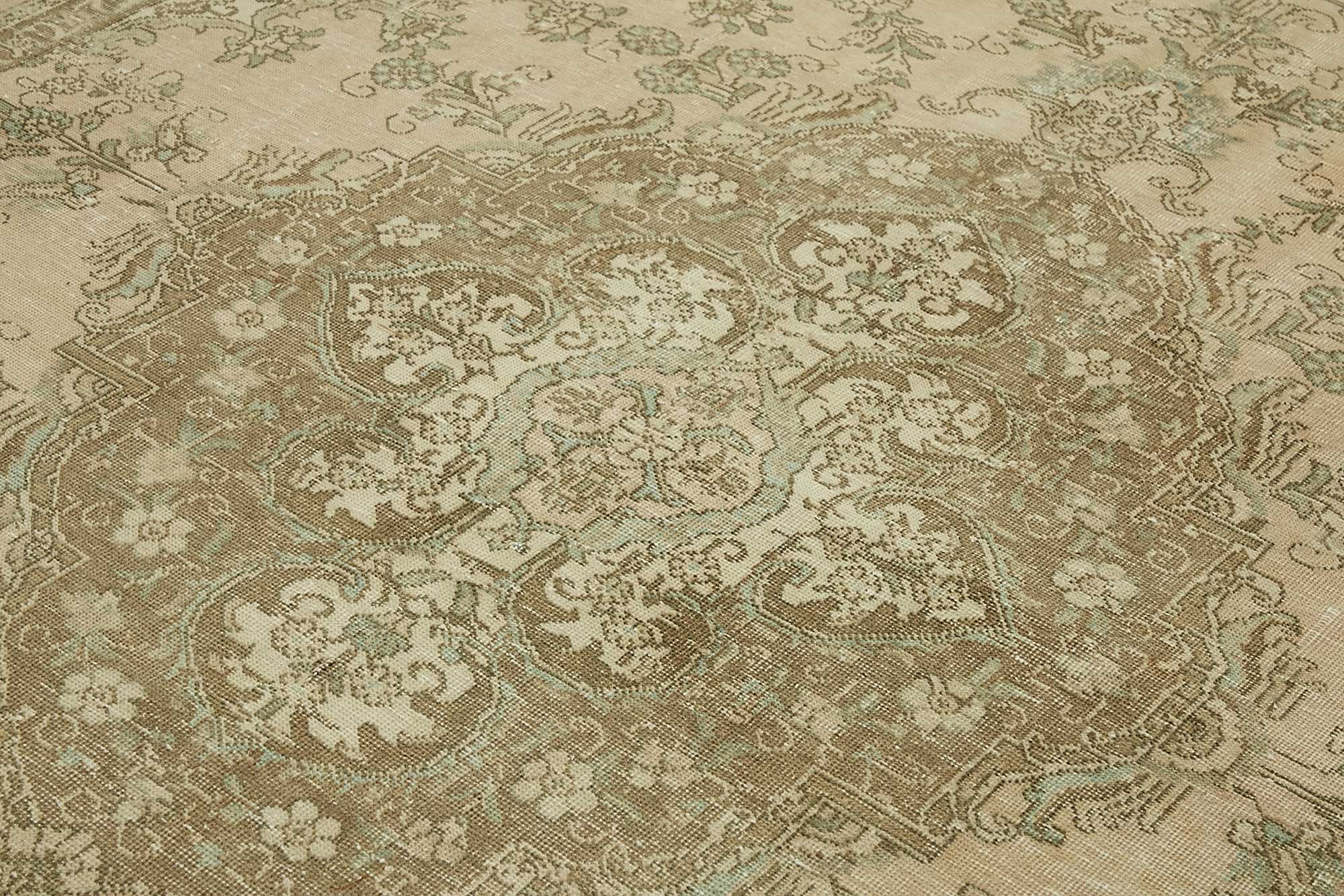 10x13 Vintage Hand-Knotted Rug - 47873