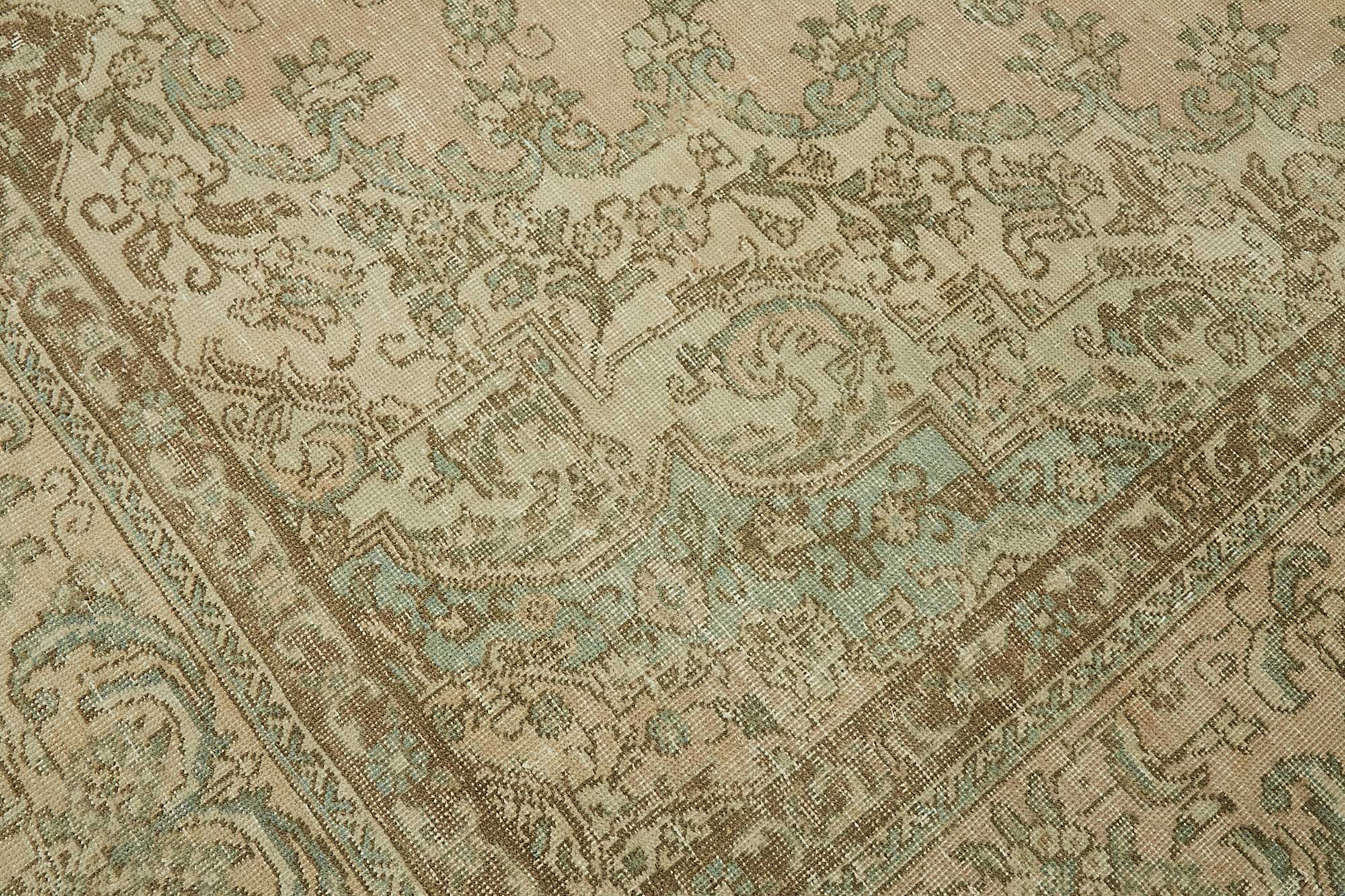 10x13 Vintage Hand-Knotted Rug - 47873