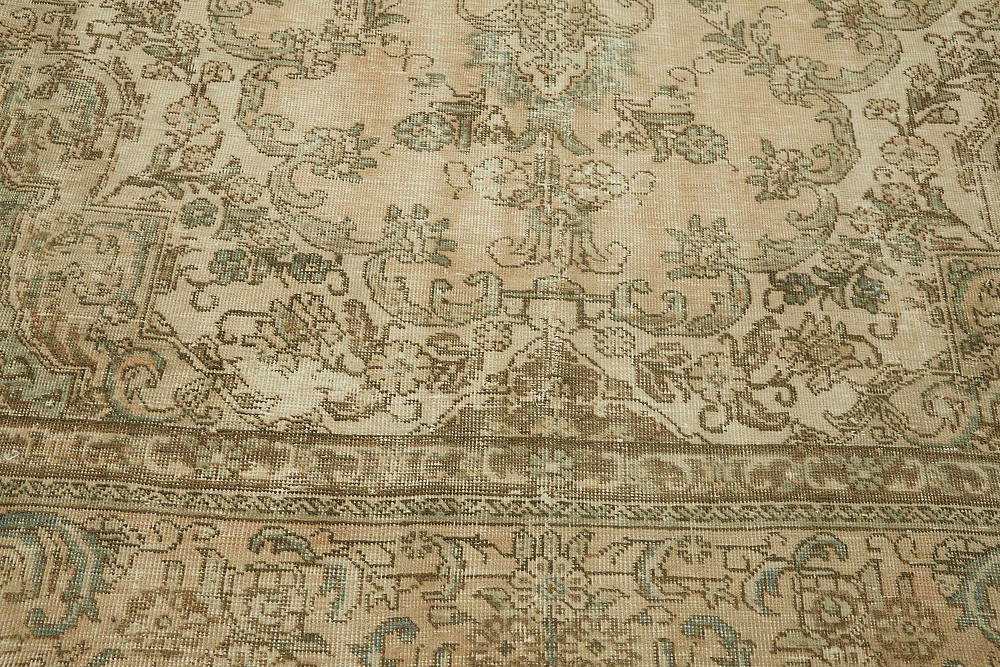 10x13 Vintage Hand-Knotted Rug - 47873