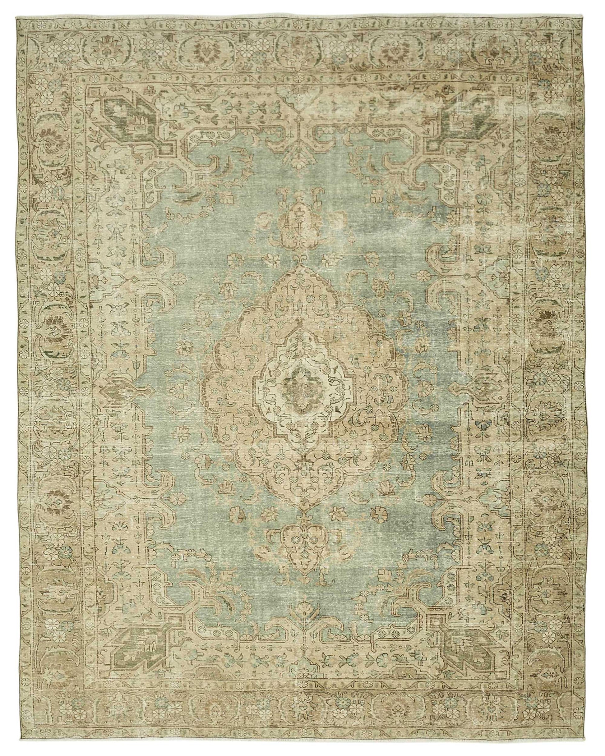 10x12 Vintage Hand-Knotted Rug - 47874