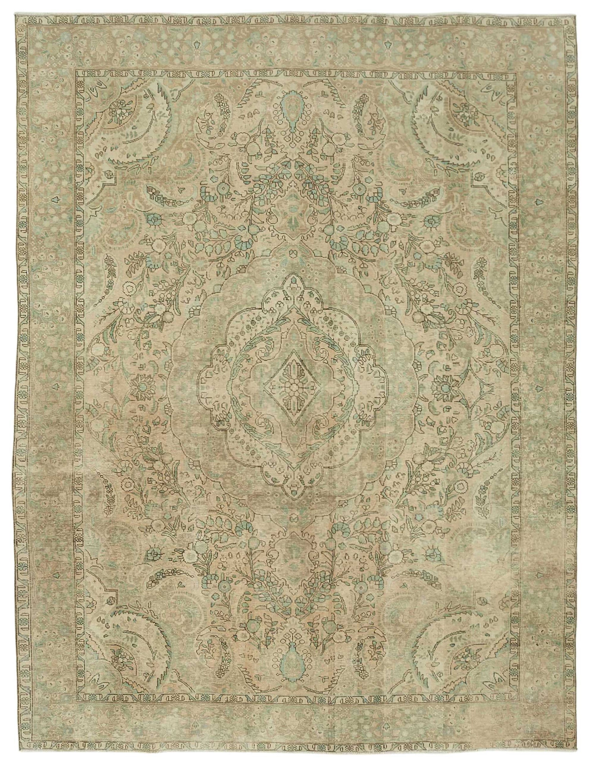 9x13 Vintage Hand-Knotted Rug - 47875