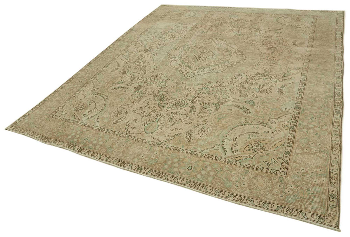 9x13 Vintage Hand-Knotted Rug - 47875