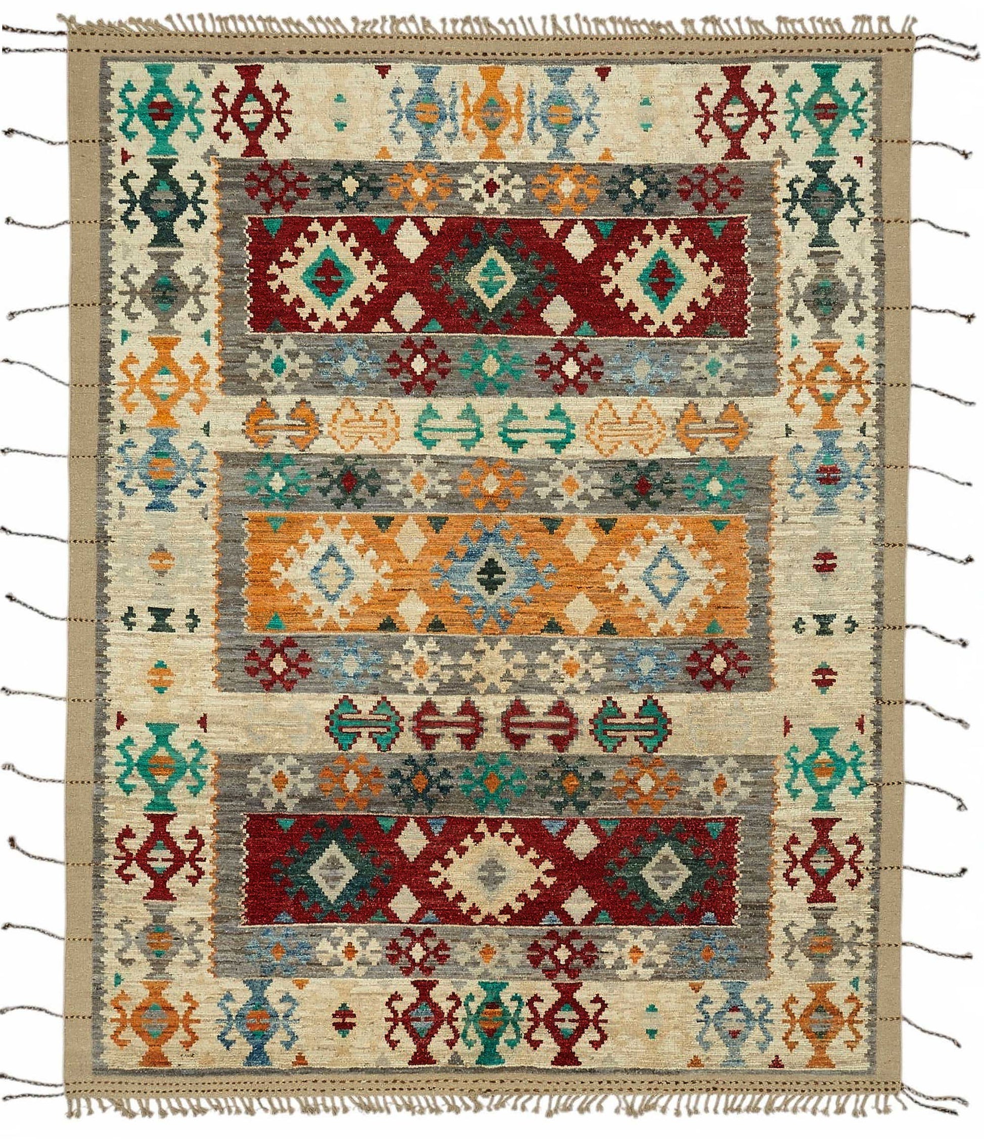 9x12 Contemporary Tribal Area Rugs - 47879
