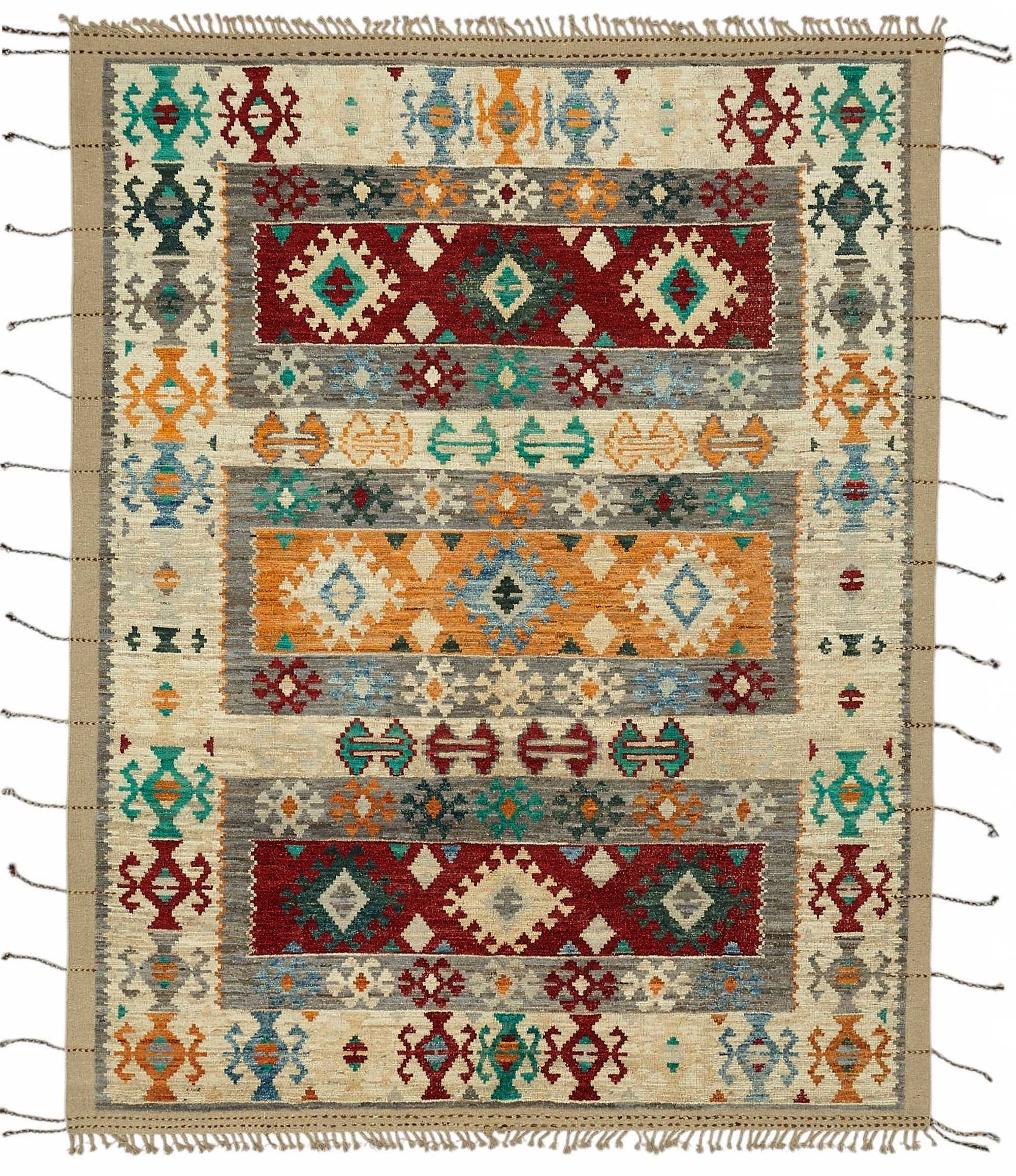 9x12 Contemporary Tribal Area Rugs - 47879
