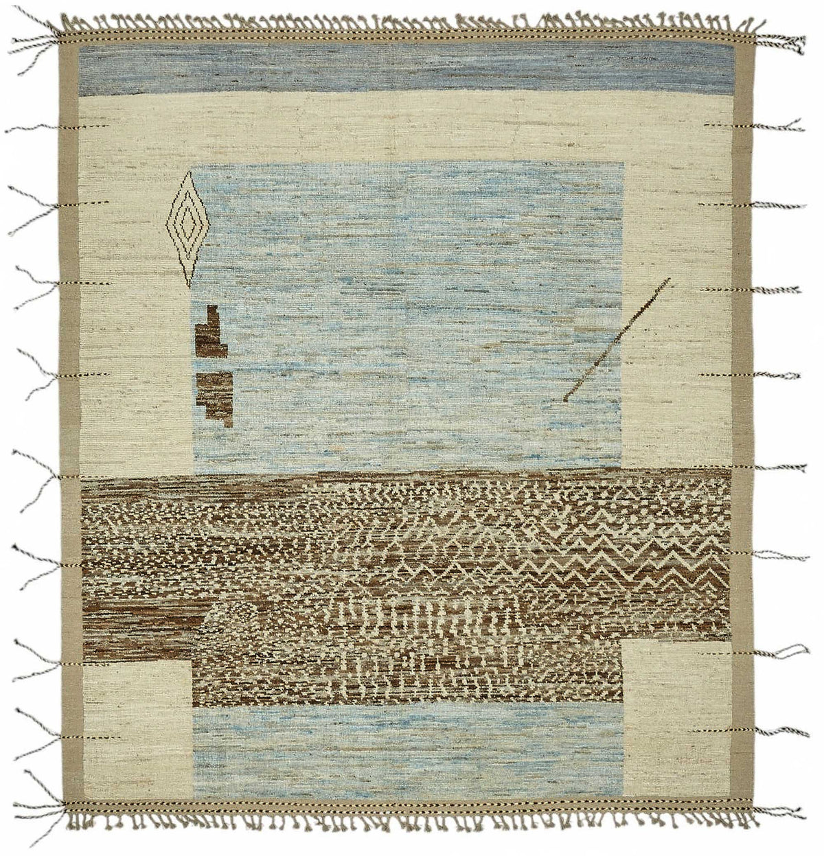 9x10 Contemporary Tribal Area Rugs - 47881