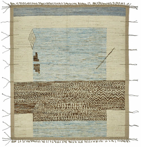 9x10 Contemporary Tribal Area Rugs - 47881