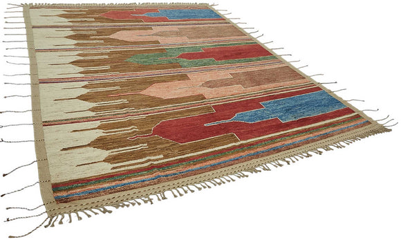 9x11 Contemporary Tribal Area Rugs - 47884