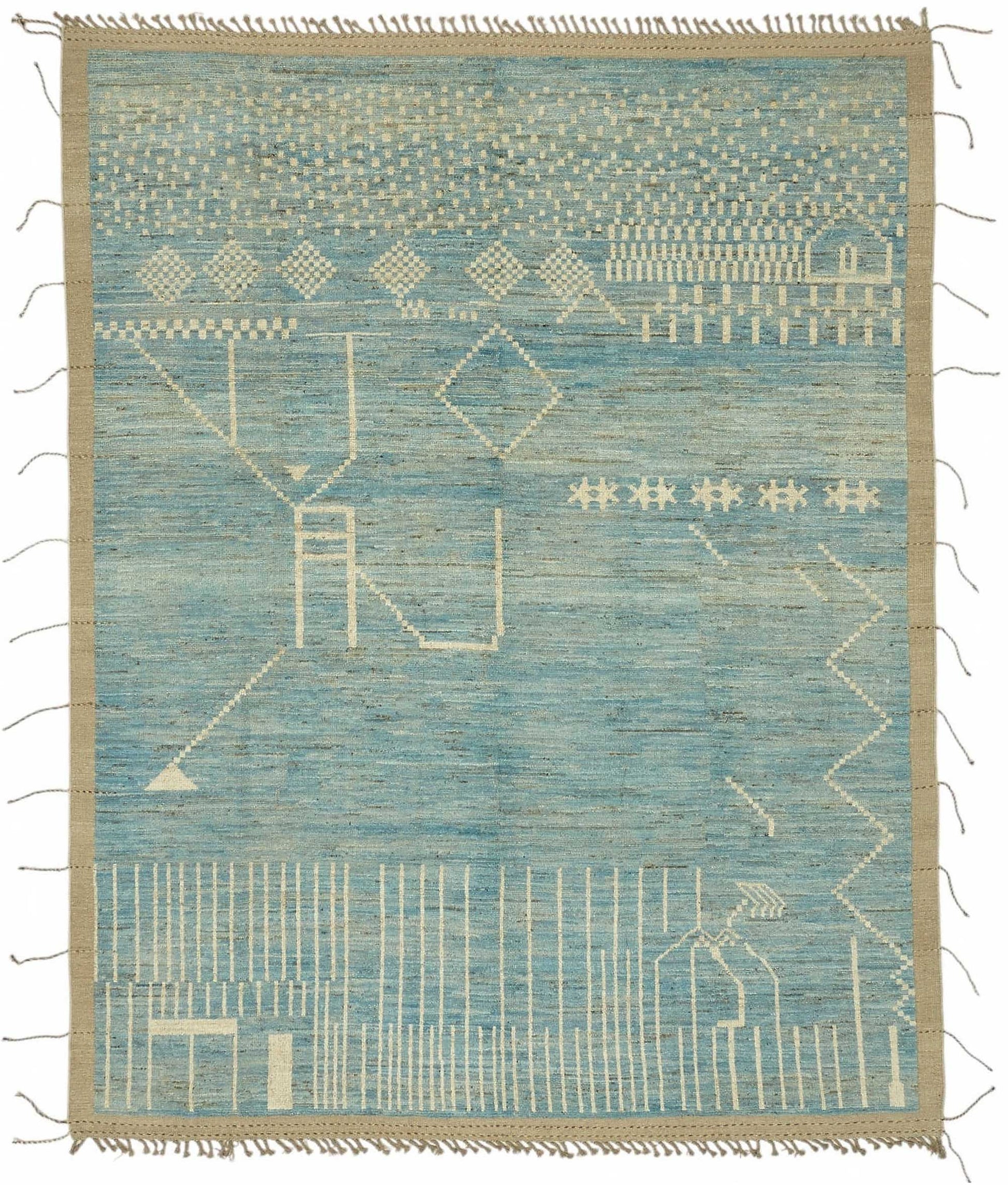 9x12 Contemporary Tribal Area Rugs - 47893