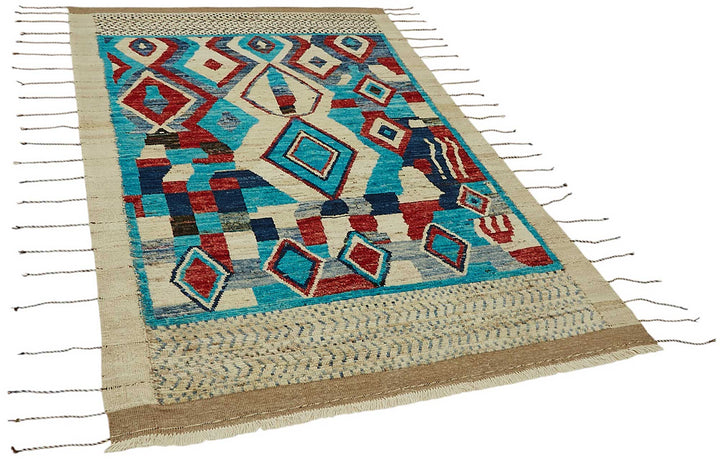 5x8 Contemporary Tribal Area Rugs - 47902