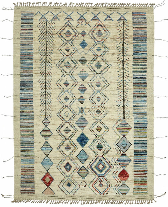 7x10 Contemporary Tribal Area Rugs - 47911