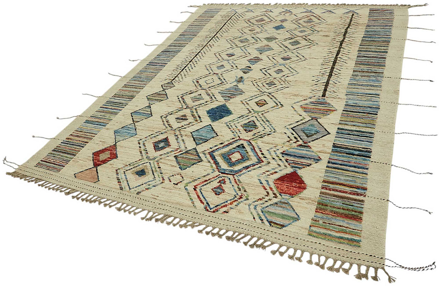 7x10 Contemporary Tribal Area Rugs - 47911