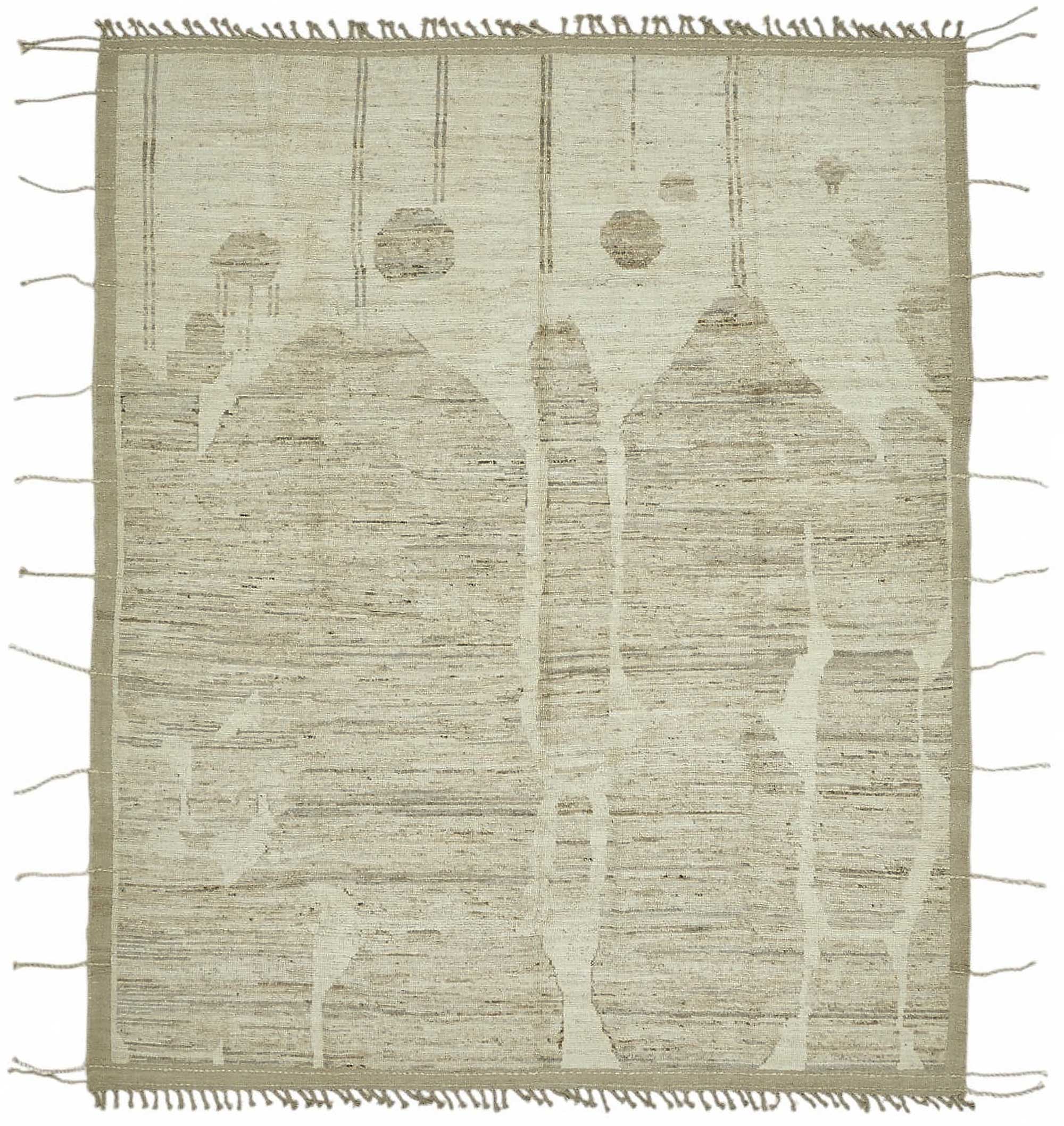 8x10 Contemporary Tribal Area Rugs - 47914