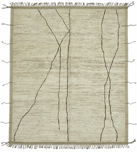 8x10 Contemporary Tribal Area Rugs - 47916