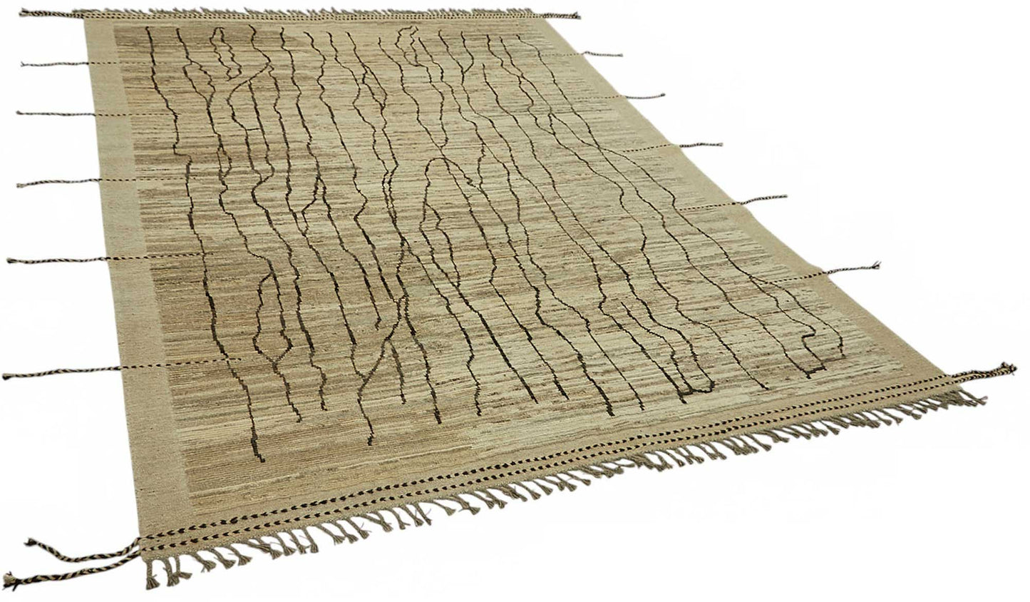 7x10 Contemporary Tribal Area Rugs - 47921