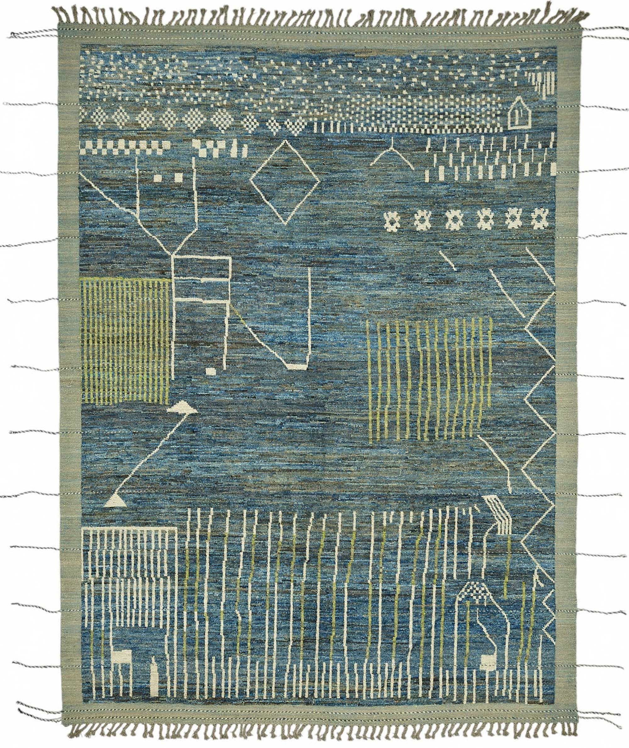 7x10 Contemporary Tribal Area Rugs - 47926