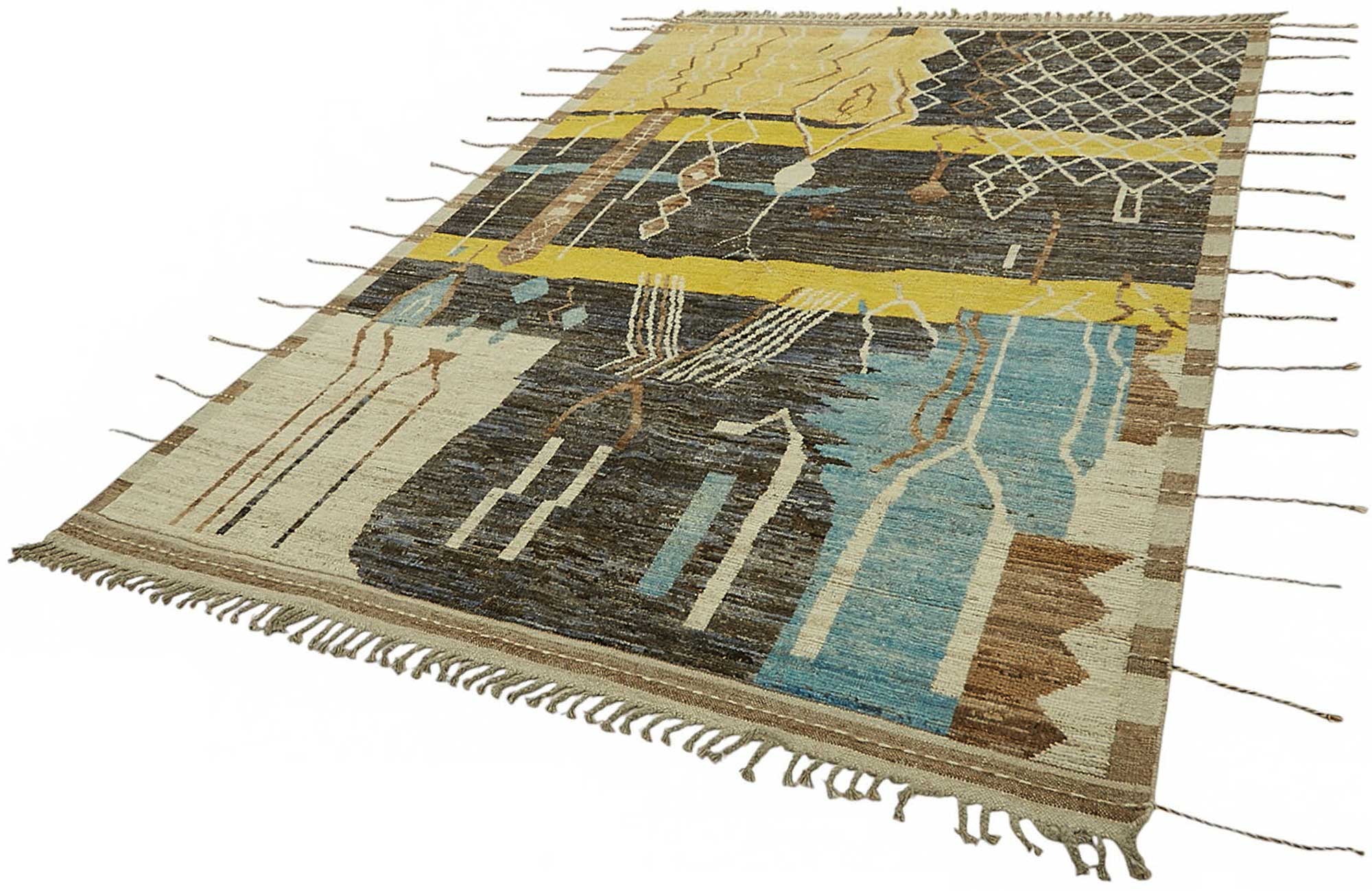 7x10 Contemporary Tribal Area Rugs - 47929